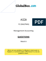 F2 - Mock A - Questions