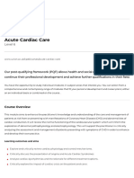 Acute Cardiac Care Short Course