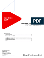 Intelineo 6000 1.3.0 New Features List