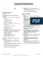 Solutions Manual Chemical Reactions Teacher Editable