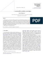 BANISTER-2008 - The Sustainable Mobility Paradigm