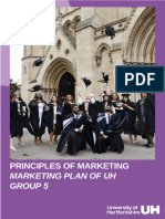 (NN4 - GROUP 5) MARKETING PLAN OF HERTFORDSHIRE UNIVERSITY - Document