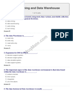 Data-Mining-And-Warehouse (Set 1)