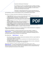 Dissertation Ideas Information Technology