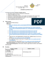 Lesson Plan in Tle 10 Lesson 1