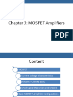 Chapter - 3 MOSFET Amplifiers