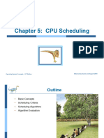 CPU Scheduling - Ch5 