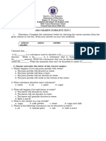 1st Quarter Summative Test 2