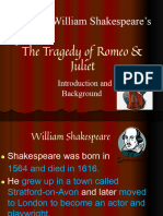 Romeo and Juliet Background