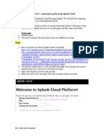 Lab 7 Splunk Analyzing Log File