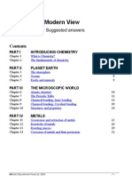 Chemistry A Modern View: Exercise Book 1 Suggested Answers