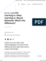 AI vs. Machine Learning vs. Deep Learning vs. Neural Networks What's The Difference IBM