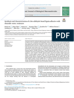 Synthesis and Characterization of A Bio-Aldehyde-based Lignin Adhesive With Desirable Water Resistance