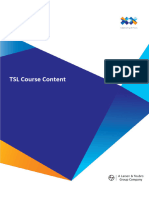 TSL - Course Content - Testing