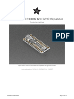 Adafruit Mcp23017 I2c Gpio Expander