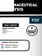 UNIT 4 Pharmaceutical Analysis (Imprfect Pharmacy)