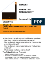 Session 5 - Developing Marketing Strategies and Plans