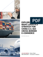 Exploring The Right Logistics Strategy For CNUS B2C Cross-Border E-Commerce 2023