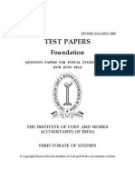 Test Papers: Foundation