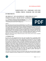 Design and Implementation of A Portable Low-Cost Solar-Powered Mobile Phone Charger For Off-Grid Environments