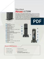 t170W Specification