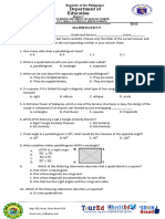 Summative Test in Math 9