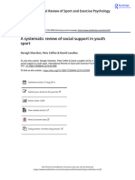 A Systematic Review of Social Support in Youth Sport