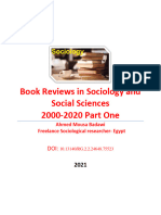 Book Reviews in Sociology and Social Sciences 2000-2020 Part One