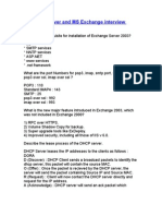 Windows Server and MS Exchange Interview Questions