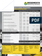 Regenesys Programme Fees