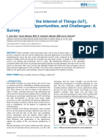 Wearables and The Internet of Things IoT Applicati