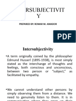 q2 w3 Intersubjectivity