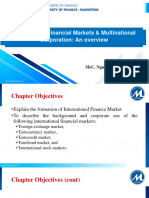 Chapter 1 - International Financial Markets & MNCs