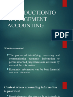 Introduction To Management Accounting