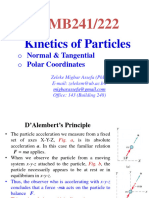 Kinetics of Particles EOM - 2 - Normal Tangential