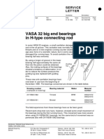 Wartsila Vasa 32 - Service Letter - Connecting Rod Bearings