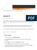 JUnit 5 - IntelliJ IDEA Documentation