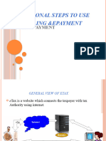 Functional Steps To Use Efiling &epayment