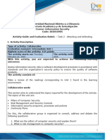 Activities Guide and Evaluation Rubric - Unit 1 - Task 2 - Attacking and Defending