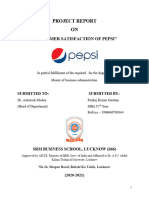 Customer Satisfaction of Pepsi