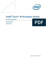 Core M Processor Family Spec Update