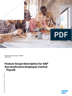 SAP SuccessFactors Employee Central Payroll