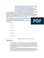 Timeline: Timeline of Natural Language Processing Models