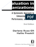 Russ-Eft, Preskill - Evaluation in Organizations - A Systematic Approach To Enhancing Learning, Performance, and Change (2nd Ed) by Russ-Eft & Preskill