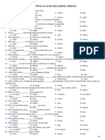 Relative Clause Multiple Choice