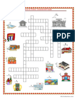 Places in Town Crossword Puzzle