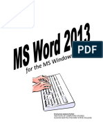 ISPSC - ICS (MS Word Module)