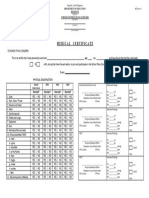 RSPC Medical Certificate