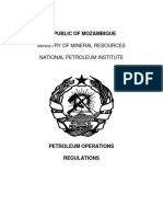 Mozambique Petroleum Regulations