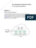 Bca 3rd Year Cloud Computing Notes